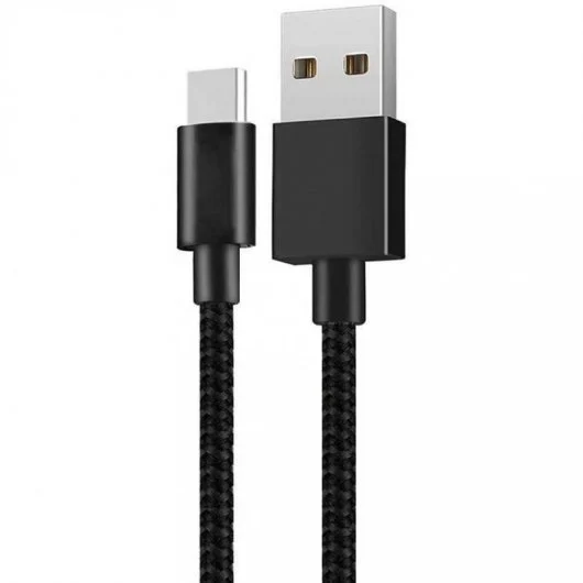Cabo Xiaomi USB-A Macho a Tipo C 1m Preto 1
